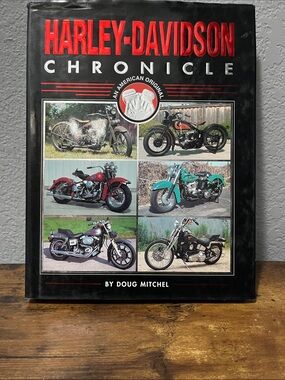 Harley-Davidson Chronicle Hardcover Book - Black & Red Cover/ Great condition!!